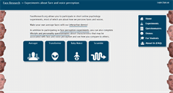 Desktop Screenshot of faceresearch.org